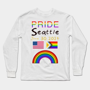 Pride Seattle USA 2024 Long Sleeve T-Shirt